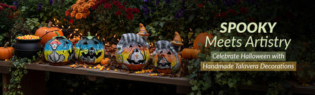 Spooky Meets Artistry: Celebrate Halloween with Handmade Talavera Decorations