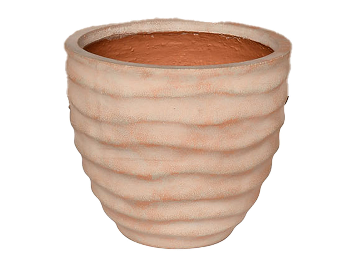 HORIZONTAL WAVE PLANTER, ITALIAN TERRA COTTA