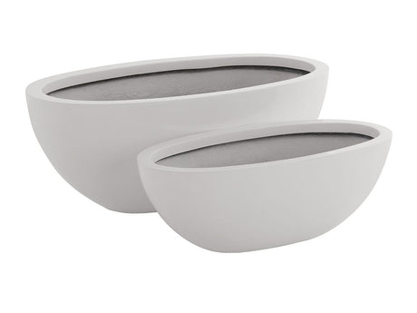 Low Oval Planters By Plantatorem