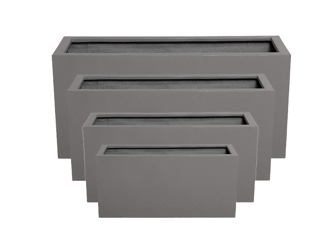 Rectangular Box Planter (Set of 4) By Plantatorem