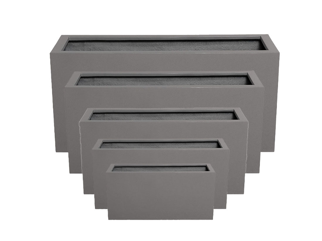 Rectangular Box Planter (Set of 5) By Plantatorem