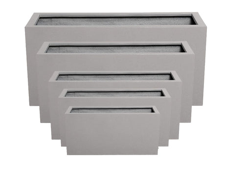 Rectangular Box Planter (Set of 5) By Plantatorem