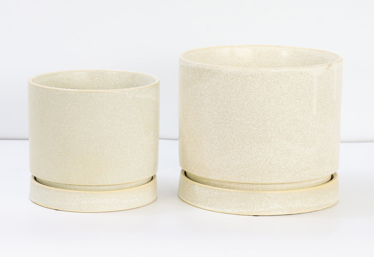 Carmel Attached Saucers Planters