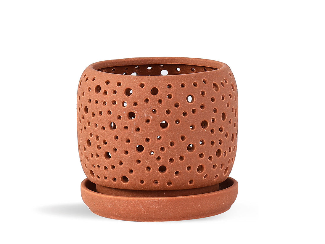 Rain Drop Orchid Planter-Sand By Plantatorem