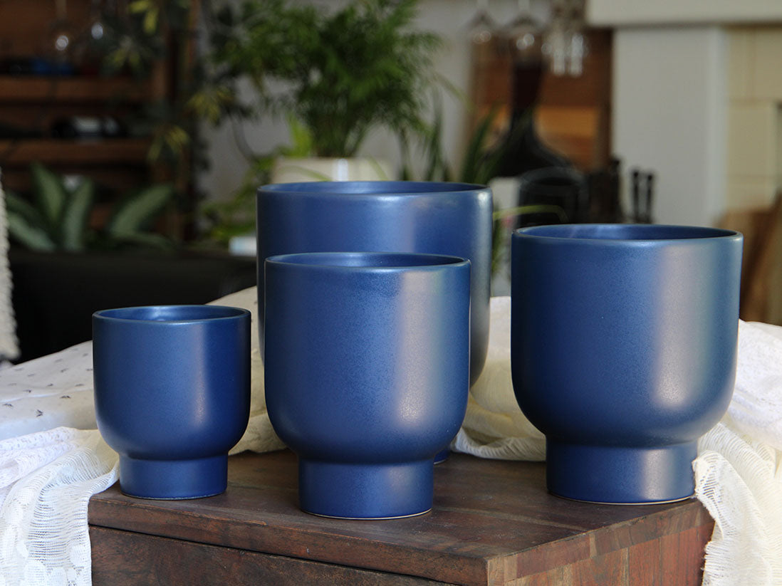 Monstera Cache Pot- 6.5" x 7.5" By Plantatorem