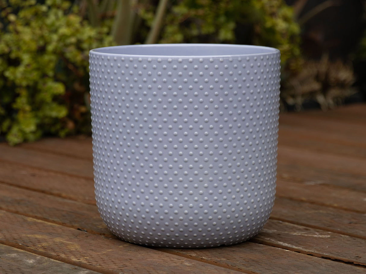 Dotted Cylinder Planter (No Saucer)