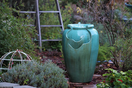 Tea Garden Fountain (Rustic Green) By Plantatorem