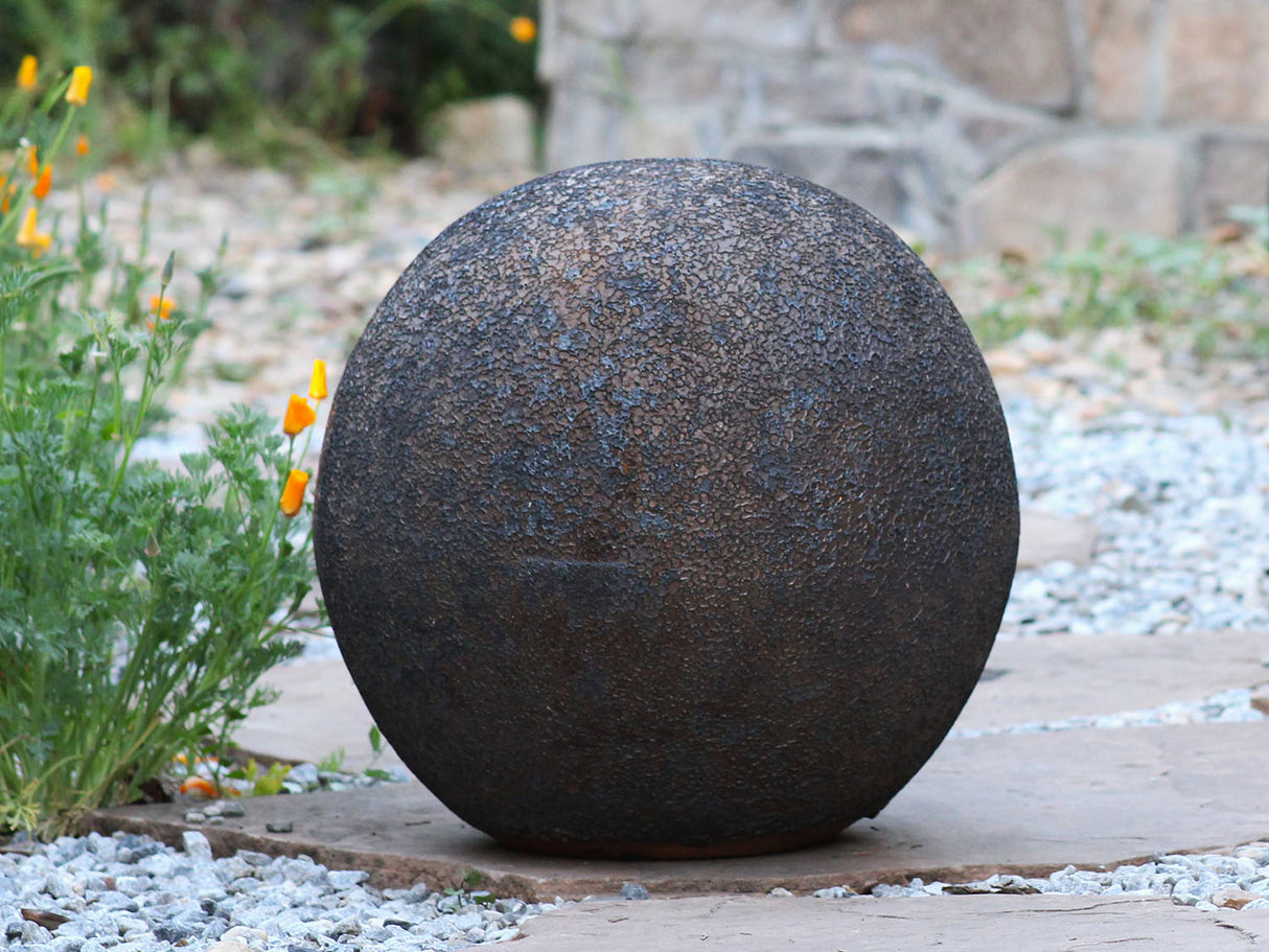 Outdoor Decorative Sphere-Silver Rock By Plantatorem