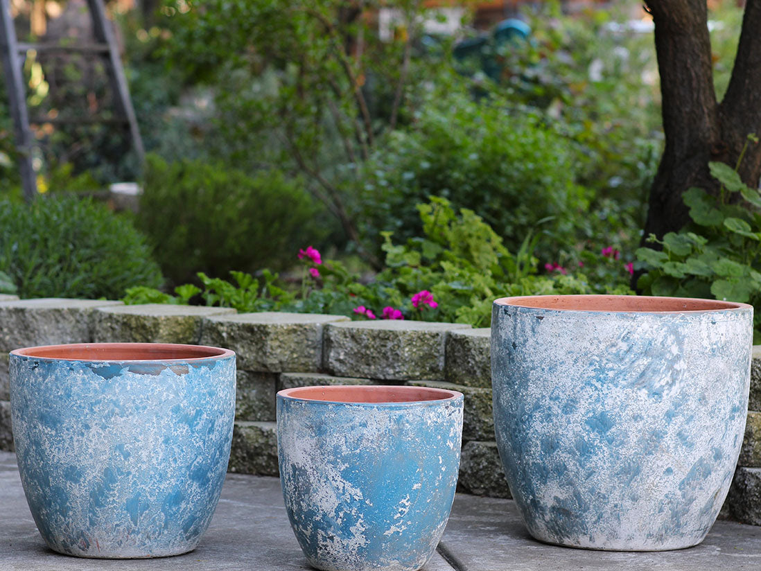 Coco Pots Aegean - Set of 3 By Plantatorem