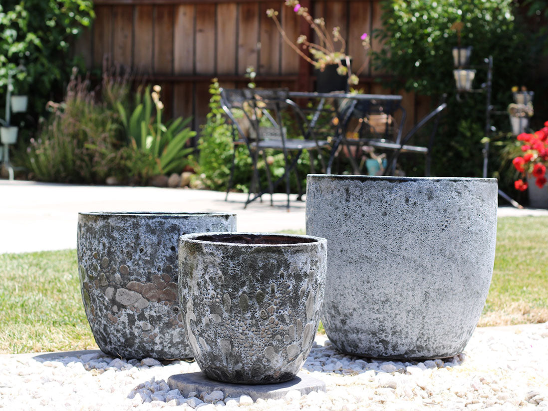 Coco Pots Coral - Set of 3 By Plantatorem