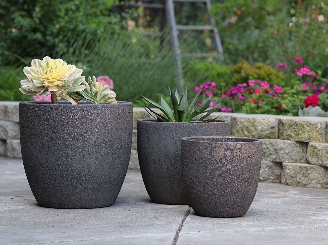 Coco Pots Coral - Set of 3 By Plantatorem