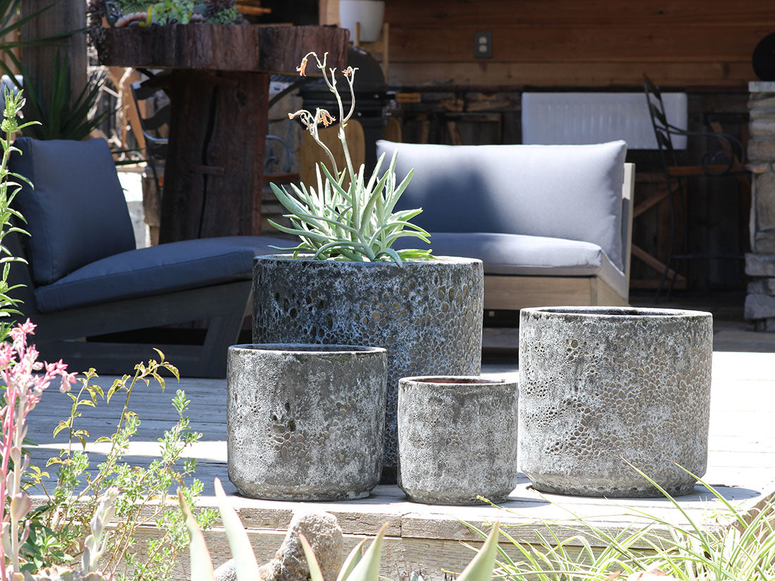 Redondo Planter Mid - Set of 4 By Plantatorem