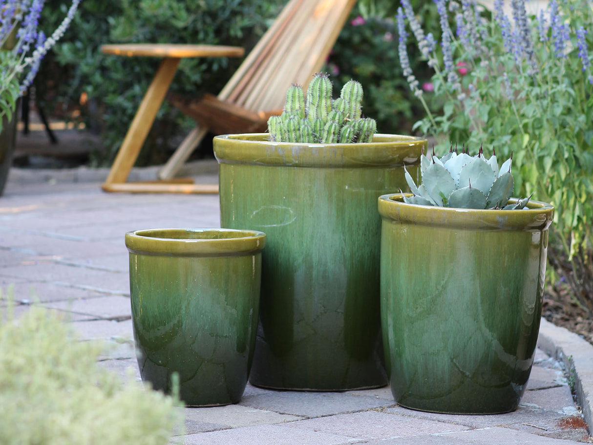 Tall Garden Pot - Set of 3 By Plantatorem
