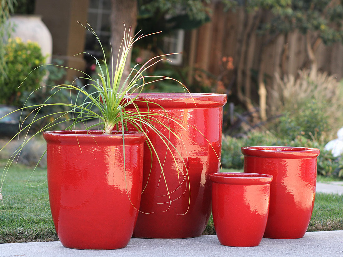 High Cana Pots - Set of 4 By Plantatorem