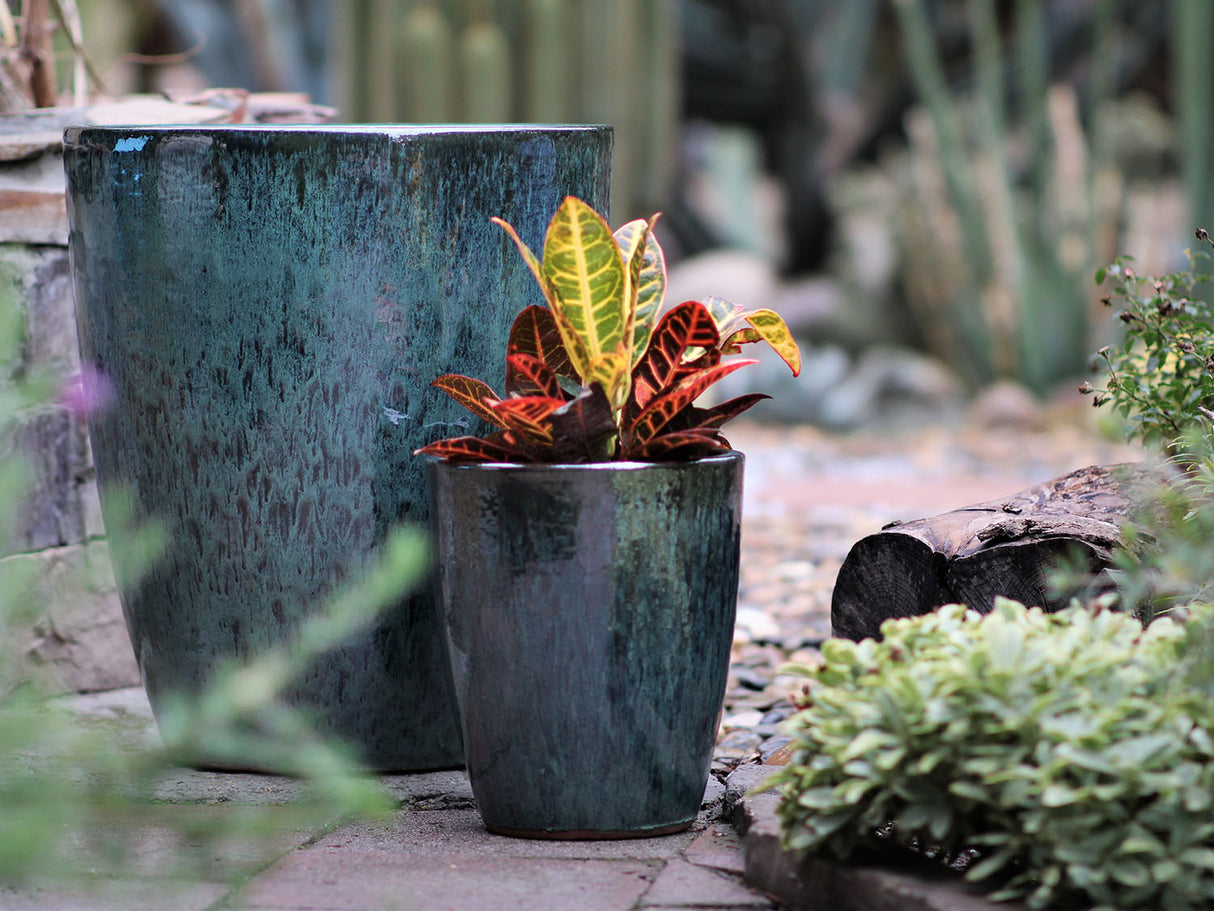 XLG Cone Planter - Set of 4 (Glazed) By Plantatorem