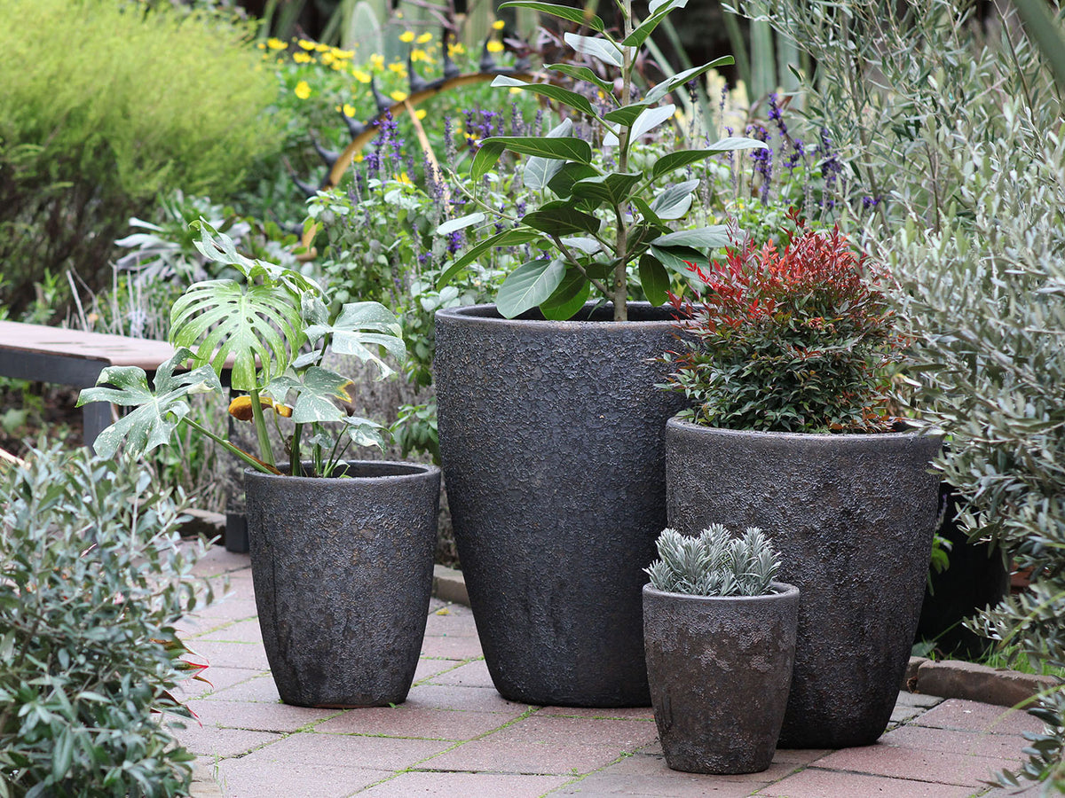Extra Large Silver Rock Cone Planter Set of 4 – PLANTATOREM