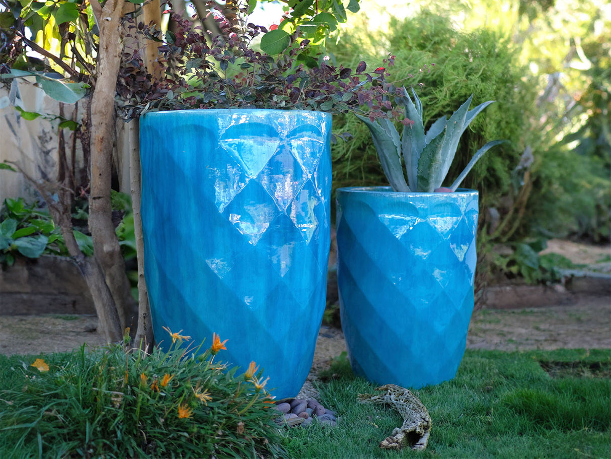 Tall Diamond Planter - Set of 2 By Plantatorem
