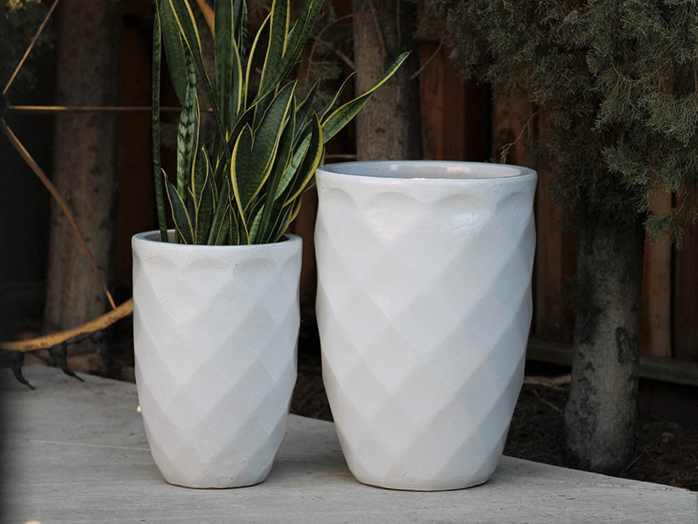 Tall Diamond Planter - Set of 2 By Plantatorem