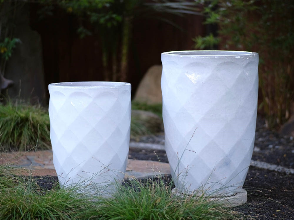 Tall Diamond Planter - Set of 2 By Plantatorem