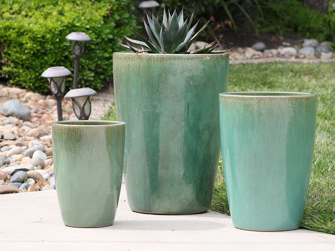 Slim Round Planter - Set of 3 By Plantatorem