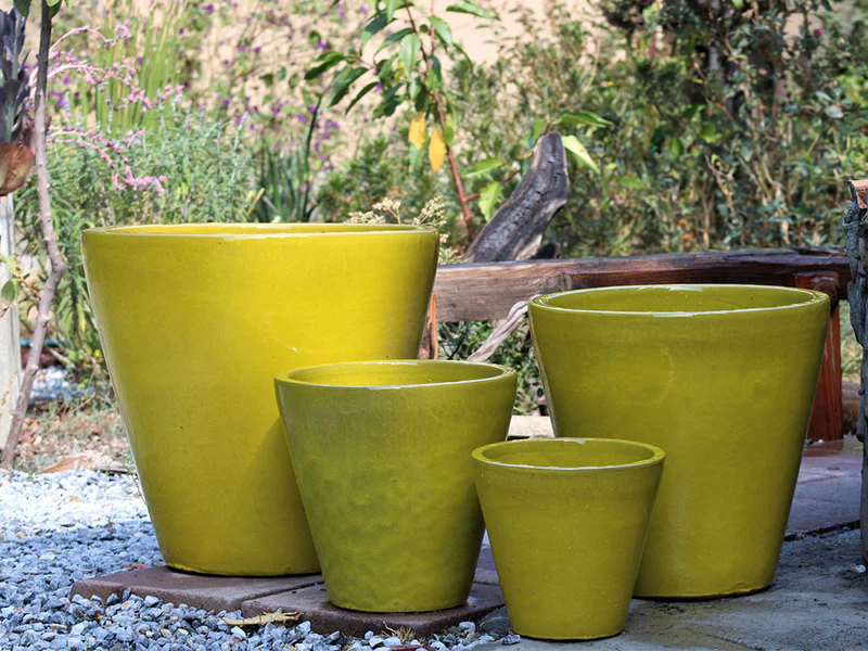 Tapered Cylindrical Planter - Set of 4 By Plantatorem