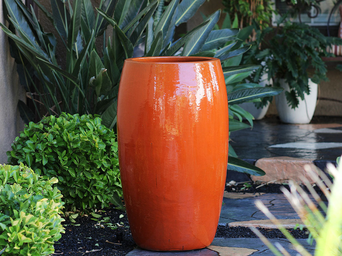Drum Shaped Planter By Plantatorem