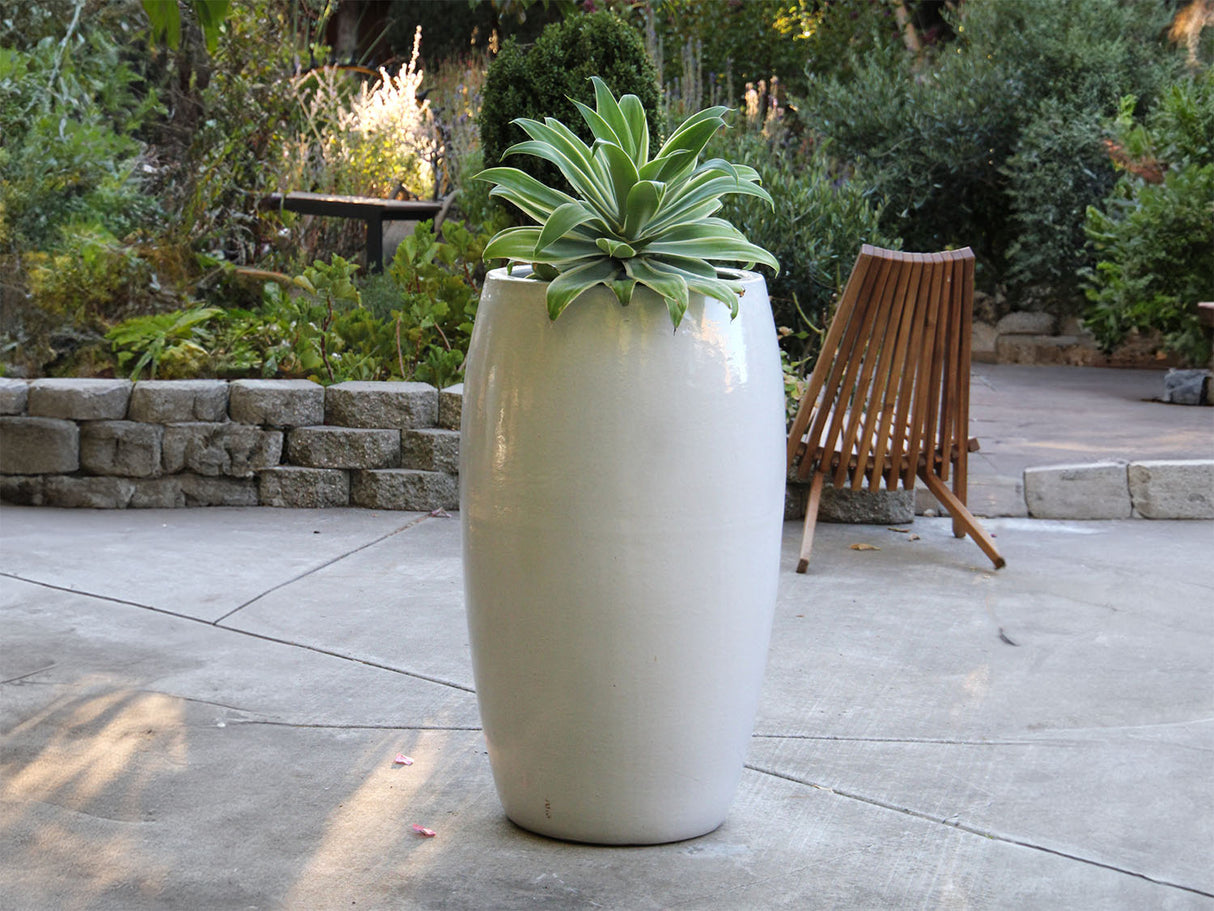 Drum Shaped Planter By Plantatorem