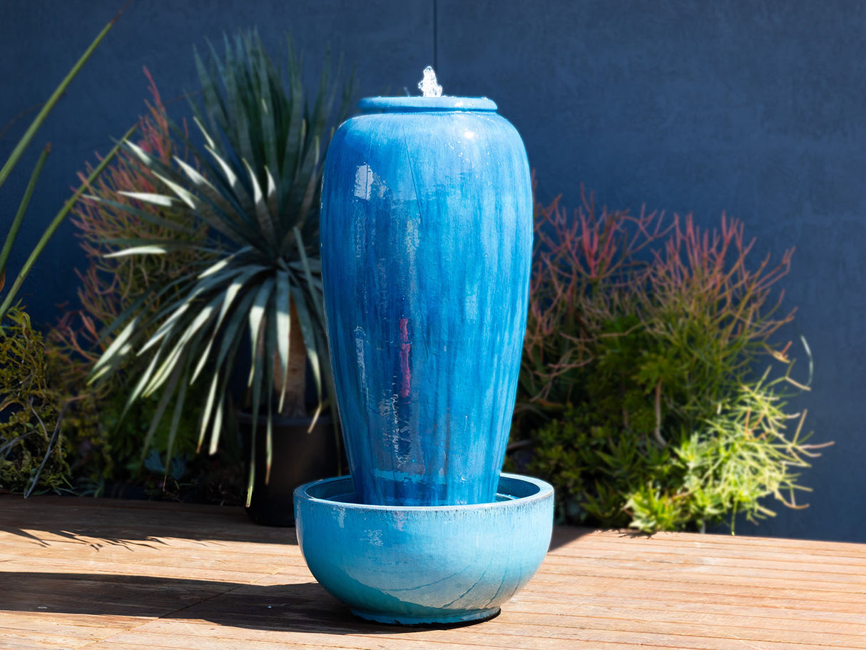 Tall Jar Fountain By Plantatorem