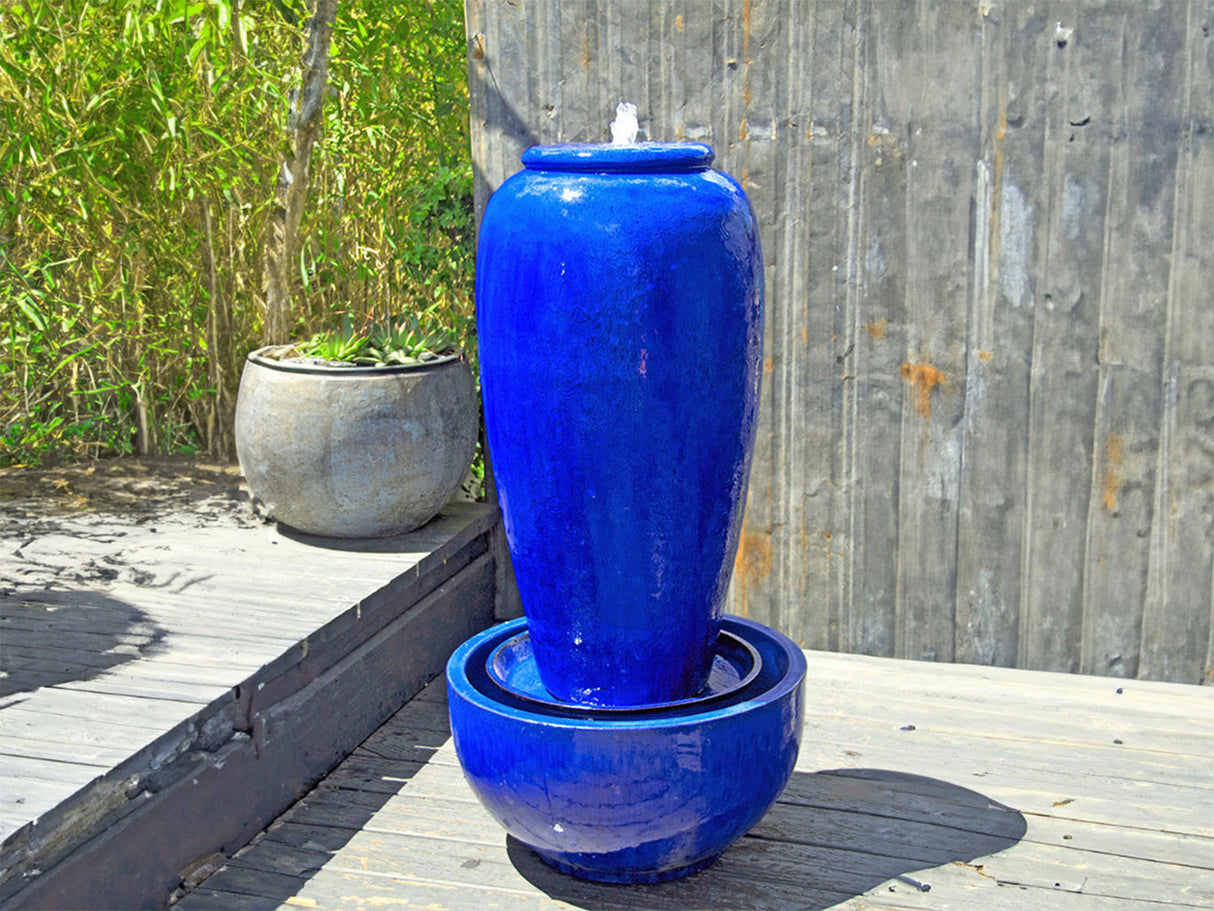 Tall Jar Fountain By Plantatorem