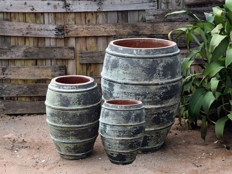 Jar With Lines - Set of 3 By Plantatorem