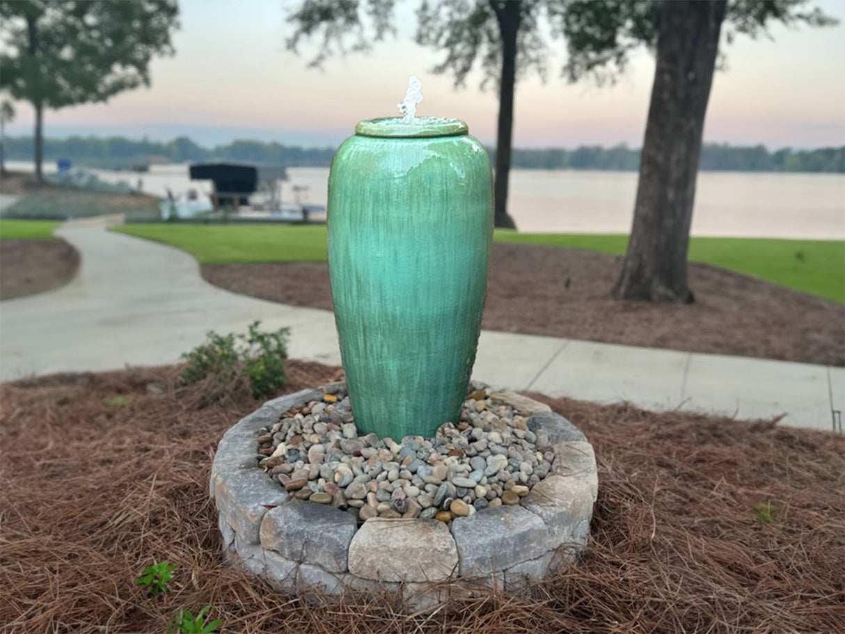 Tall Jar Fountain By Plantatorem