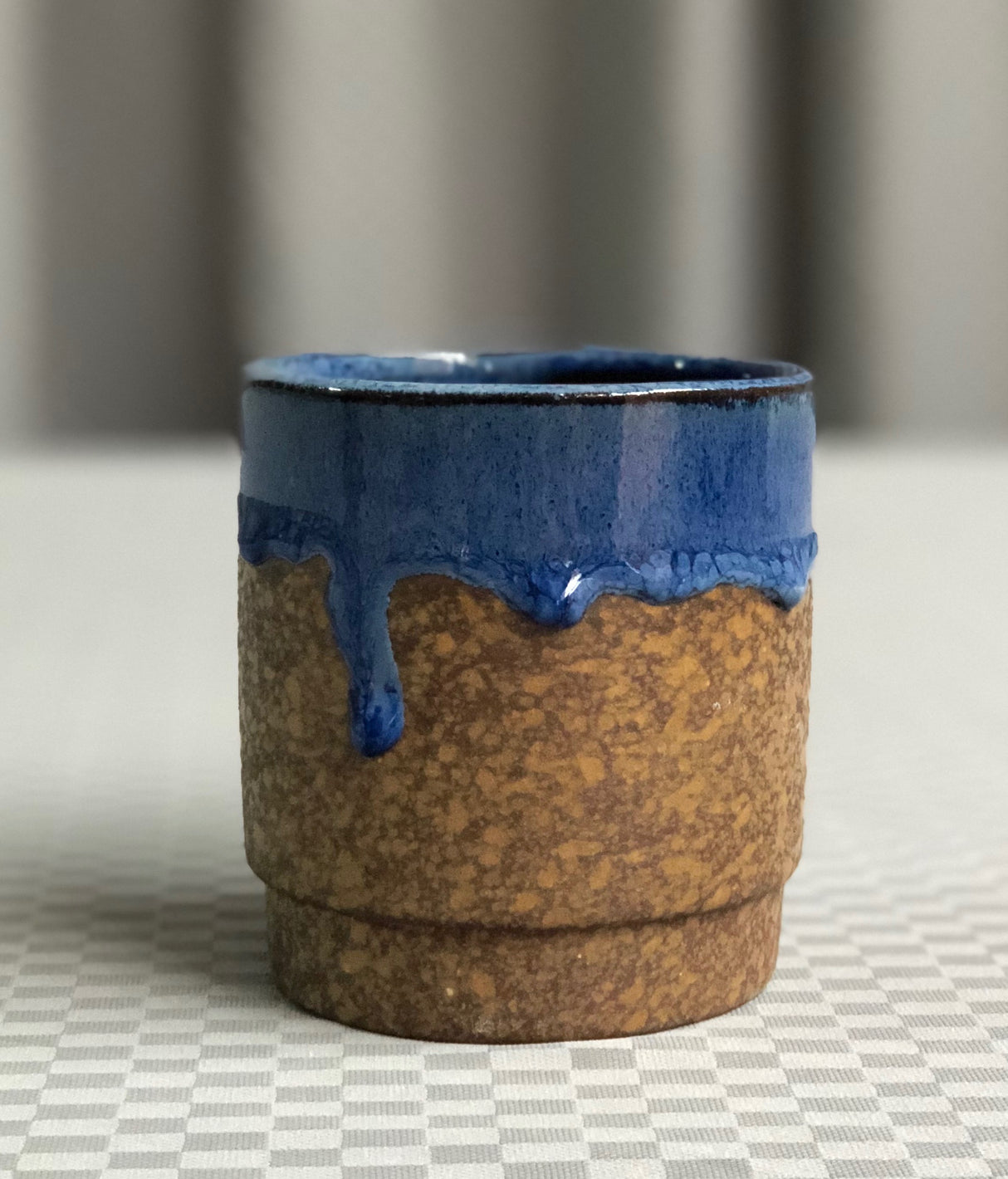 Floret Baby Succulent Drip Glaze Cup 3.5"x4.0"