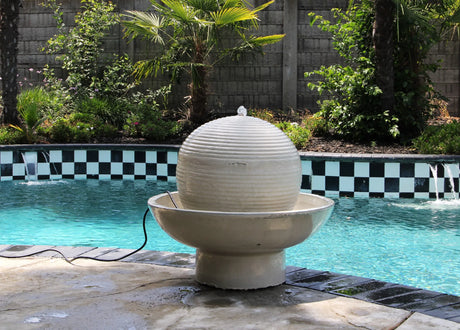 Cambria Sphere Fountain By Plantatorem