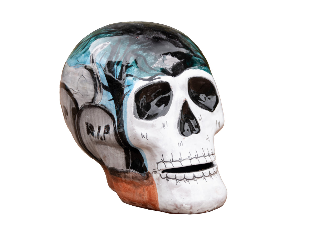 Talavera Skull