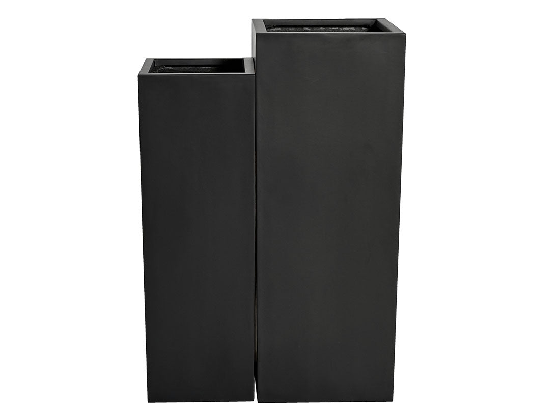 Tall Square Planter (Set of 2) By Plantatorem