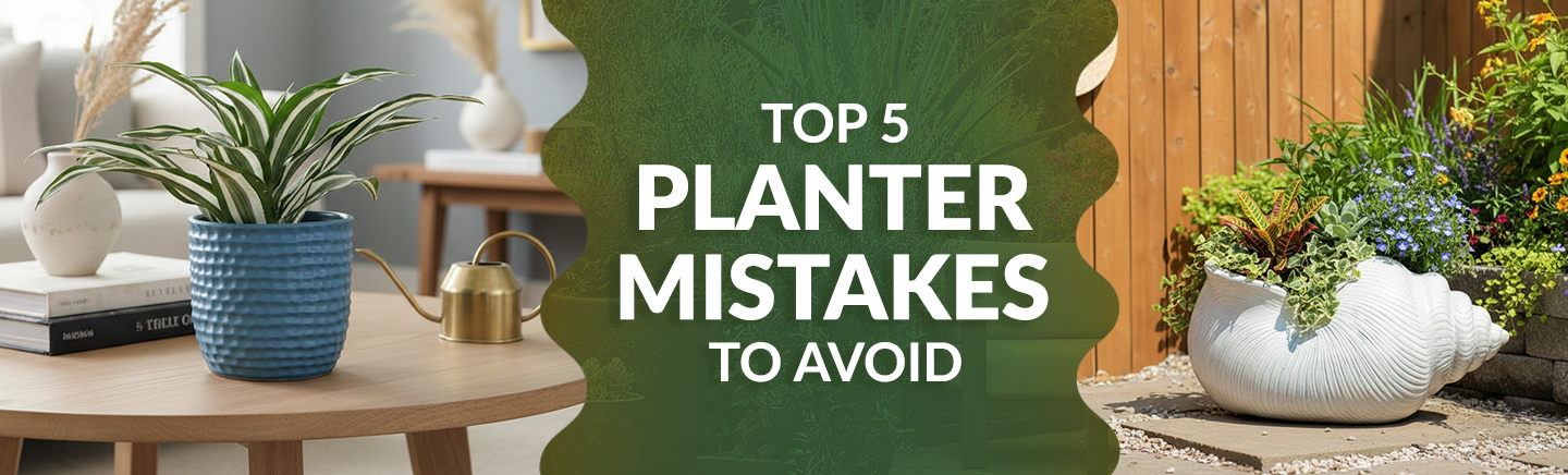 Top 5 Mistakes to Avoid When Choosing Decorative Planters for Your Home and Garden
