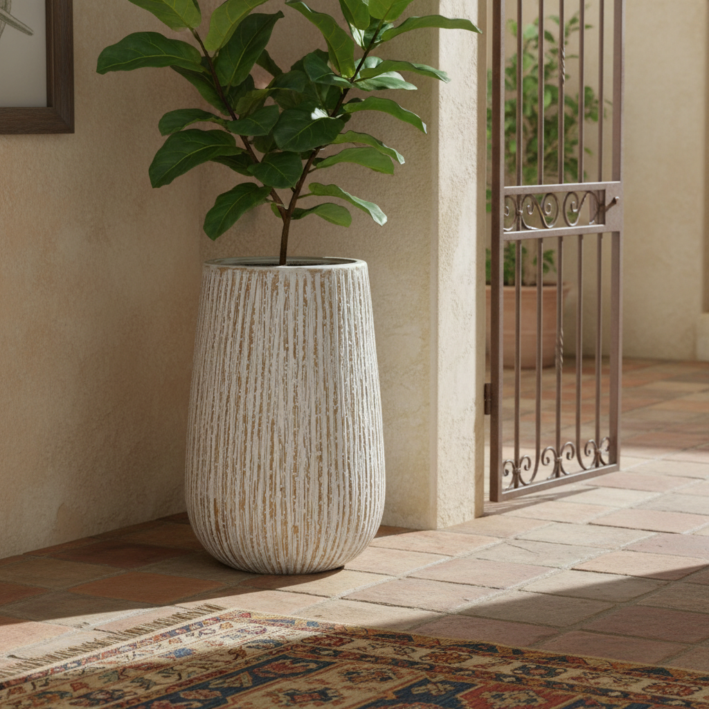 BARK TEXTURE PLANTER