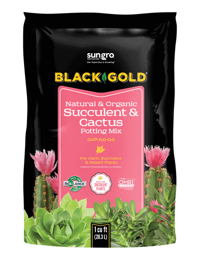 Black Gold® Natural & Organic Succulent & Cactus Potting Mix 0.07 – 0.0 – 0.0