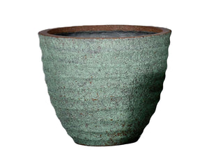 HORIZONTAL WAVE PLANTER, ITALIAN TERRA COTTA