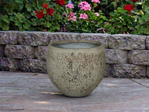 RUSTIC SPHERE PLANTER