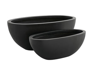 Low Oval Planters