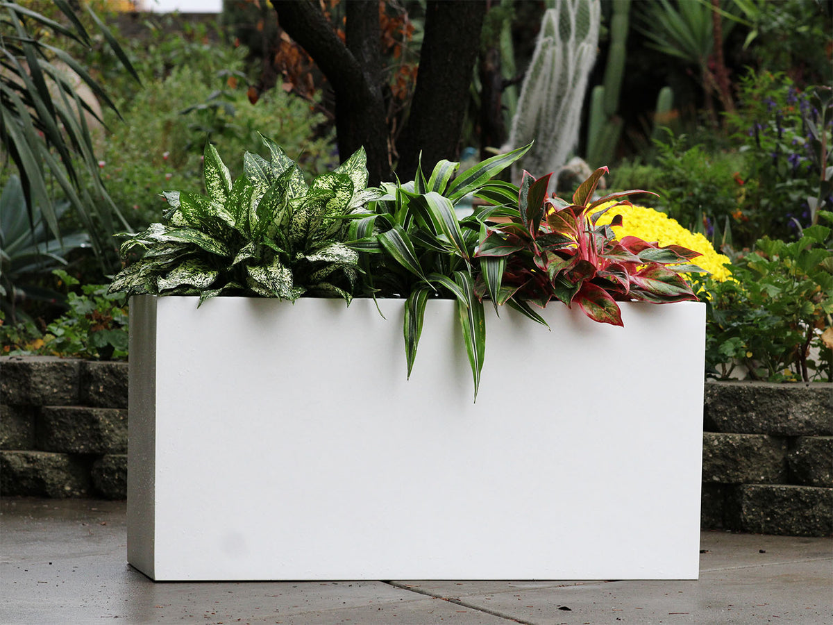 Rectangular Stackable Planters Buy Rectangular Box Planter | Large Urban Planters – PLANTATOREM