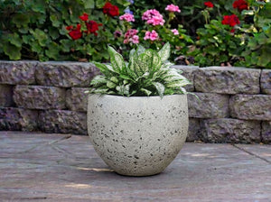 RUSTIC SPHERE PLANTER