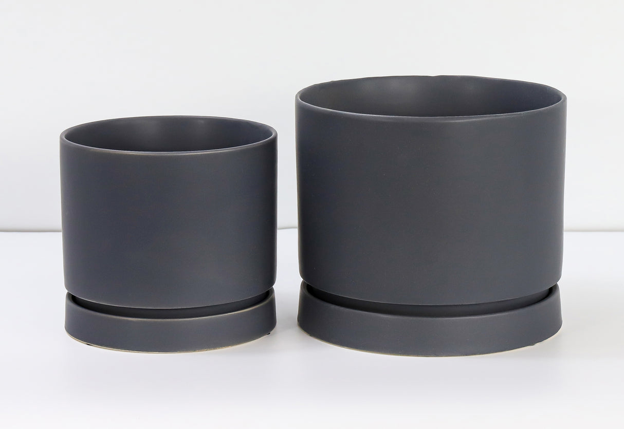 Carmel Attached Saucers Planters