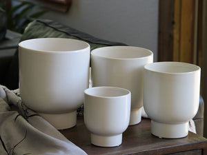 Monstera Cache Pot- 7.0" x 8.0" By Plantatorem
