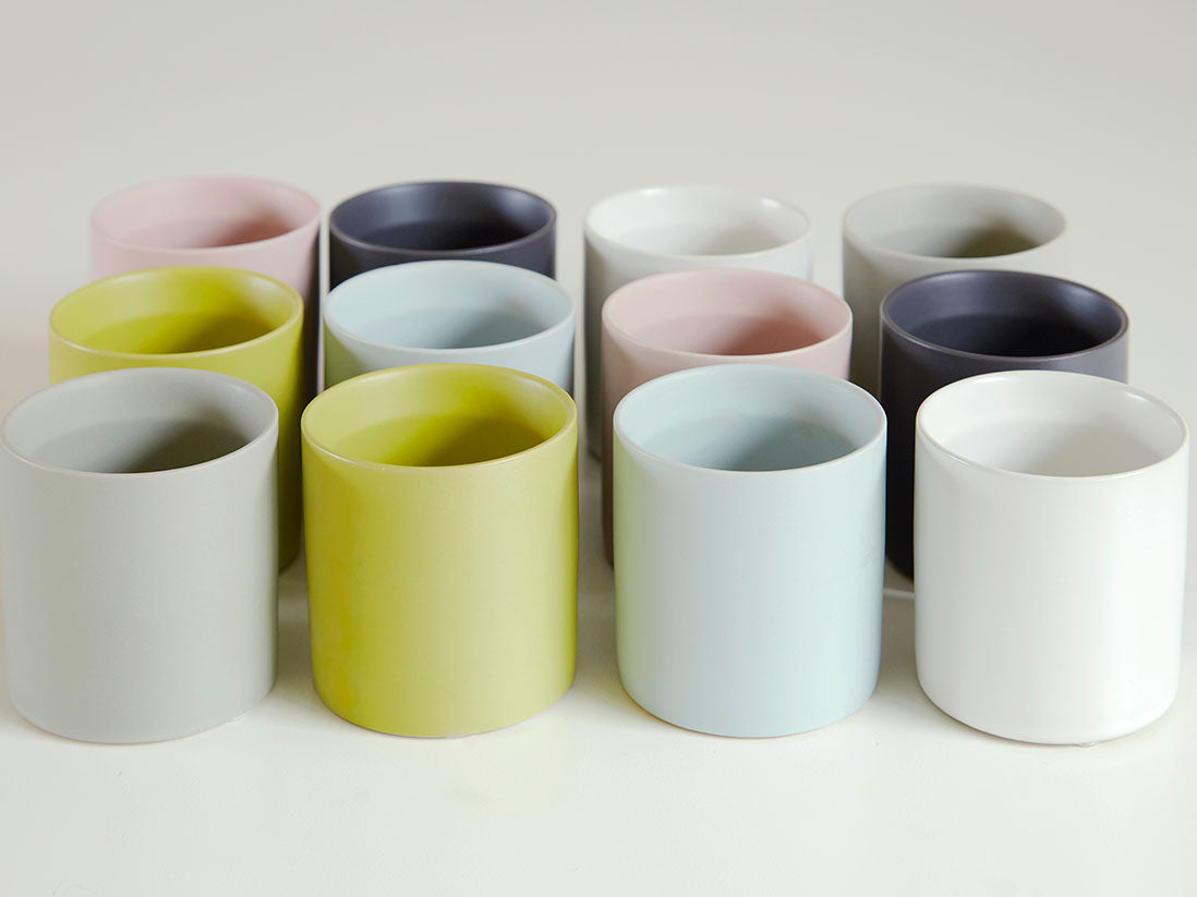 Cylinder Cache Pot 4.0" x 3.5" By Plantatorem