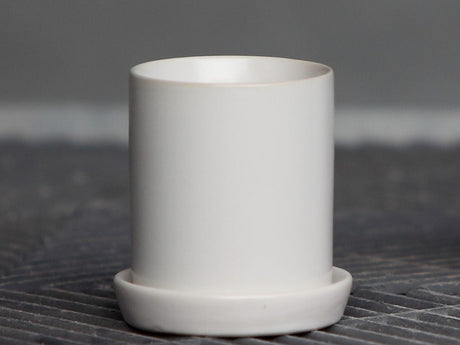 Cylinder Pot with Detached Saucers (LARGE) By Plantatorem