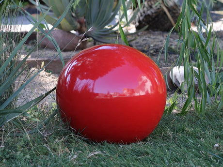 Outdoor Decorative Sphere Glazed 12" By Plantatorem