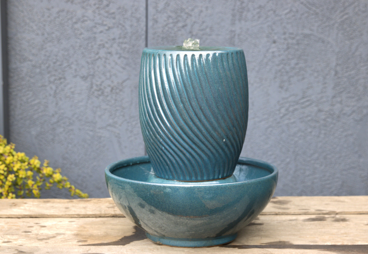 Sunset Twist Jar Fountain By Plantatorem