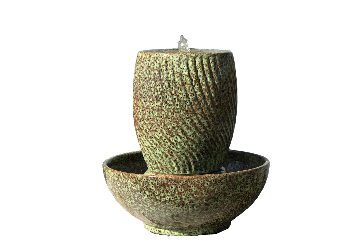 Sunset Twist Jar Fountain By Plantatorem